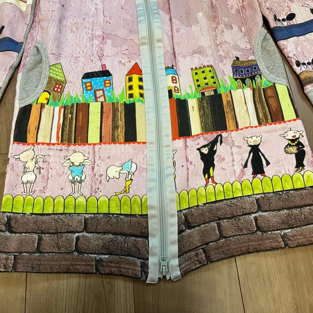 OLLEBOREBLA アルベロベロ　綿コート　ぶたさんとアリさん