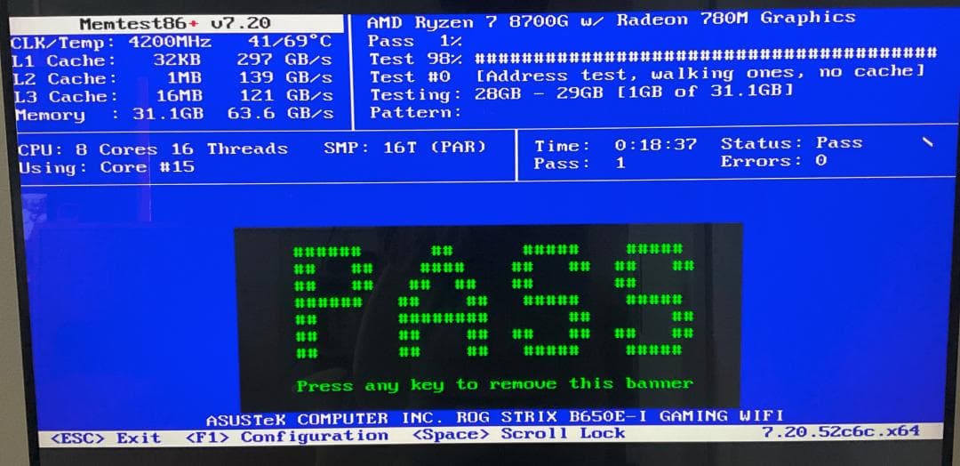 メモリー KLEVV KD5AGUA80-68A340H DDR5-6800 32GB