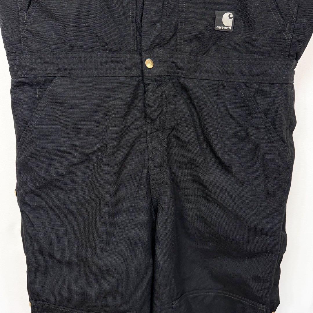 Carhartt カーハート 中綿 つなぎ ビブオーバーオール ブラック S51