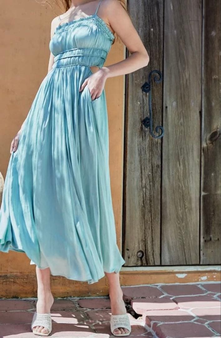 ワンピース Estella.K Julia Satin Long Dress