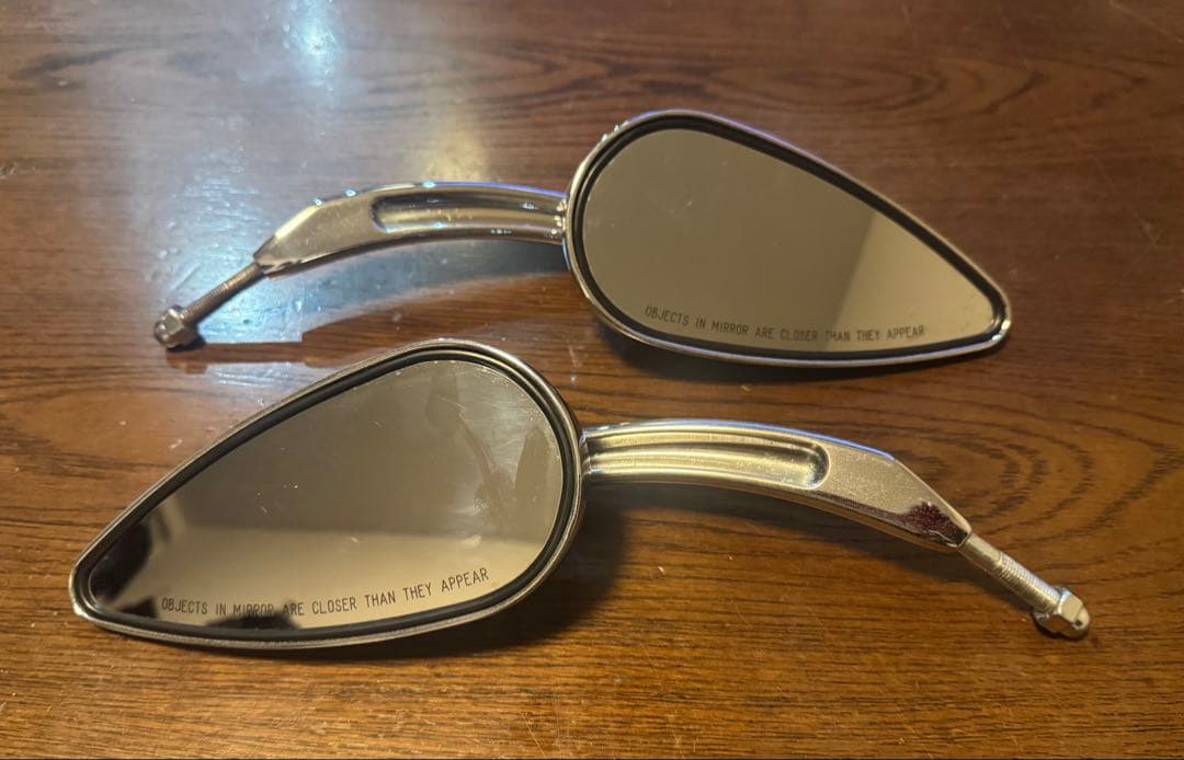 ウィリーGスカル　ハーレー用ミラー中古