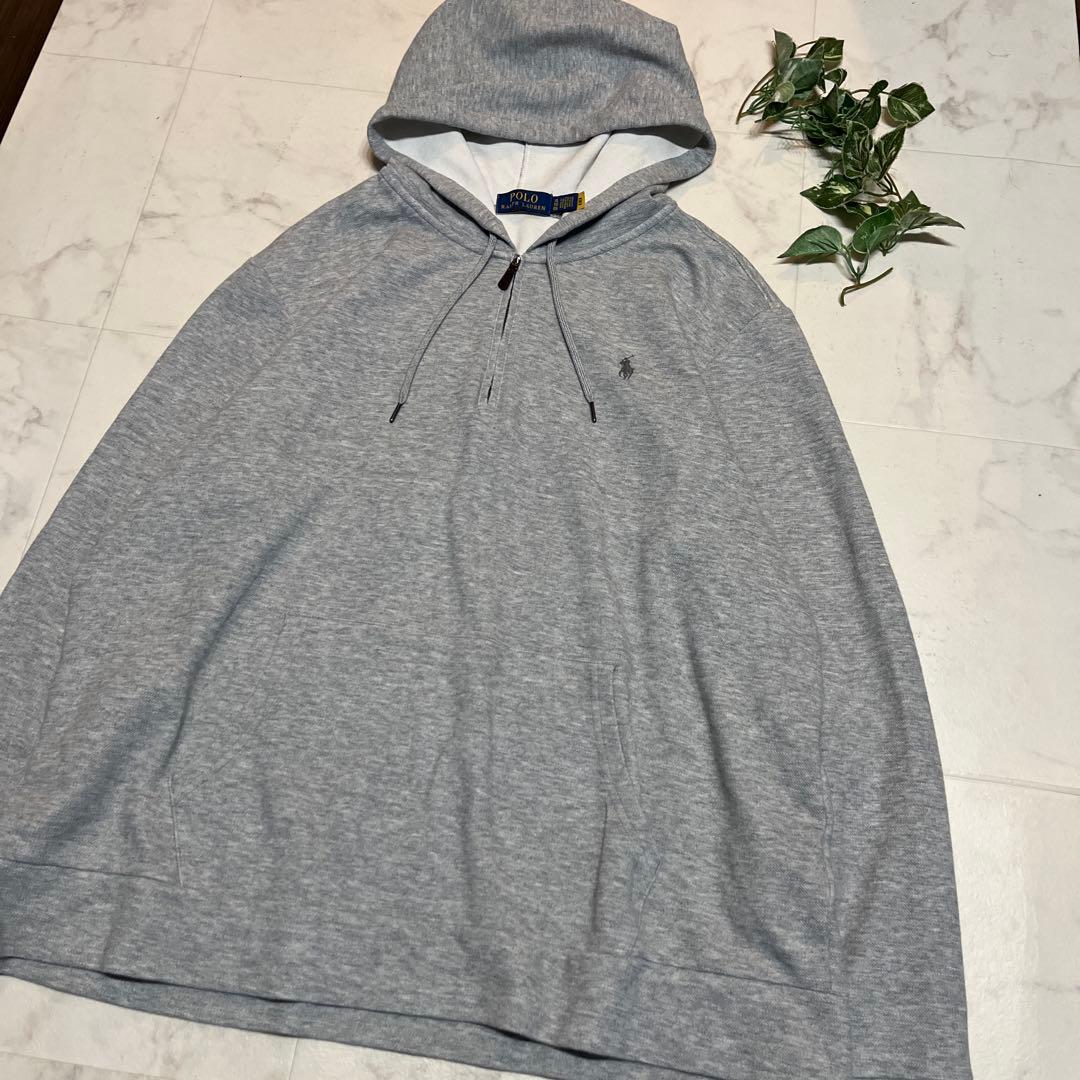 極美品　ポロラルフローレン　現行 QR 大きいサイズXL ハーフジップアップ