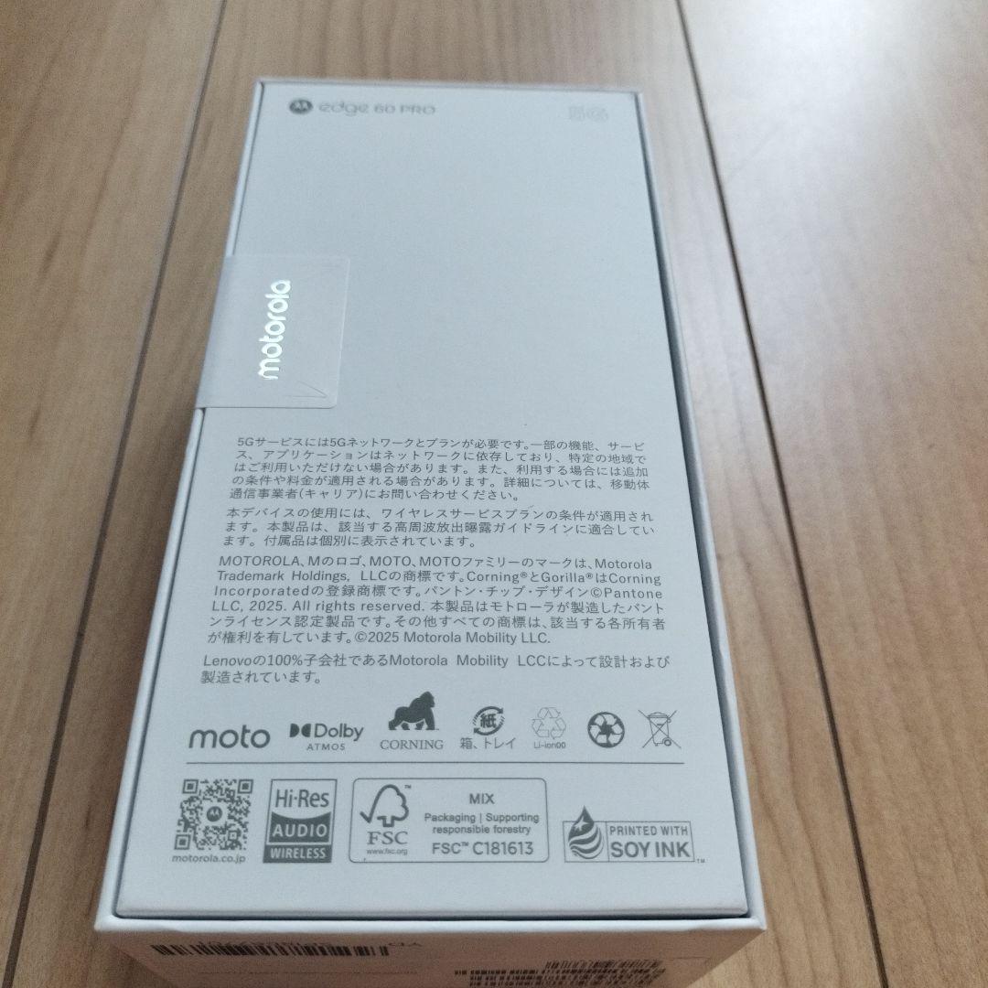 【新品未開封】Motorola edge 60 PRO カルサイトホワイト