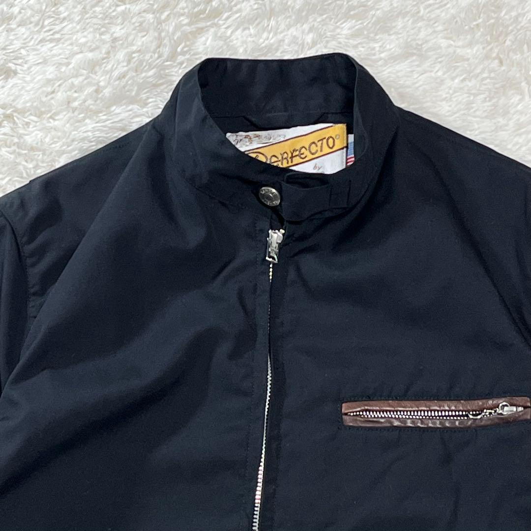 希少 SCHOTT × VICTIM ライダース コットン ブラック M 38