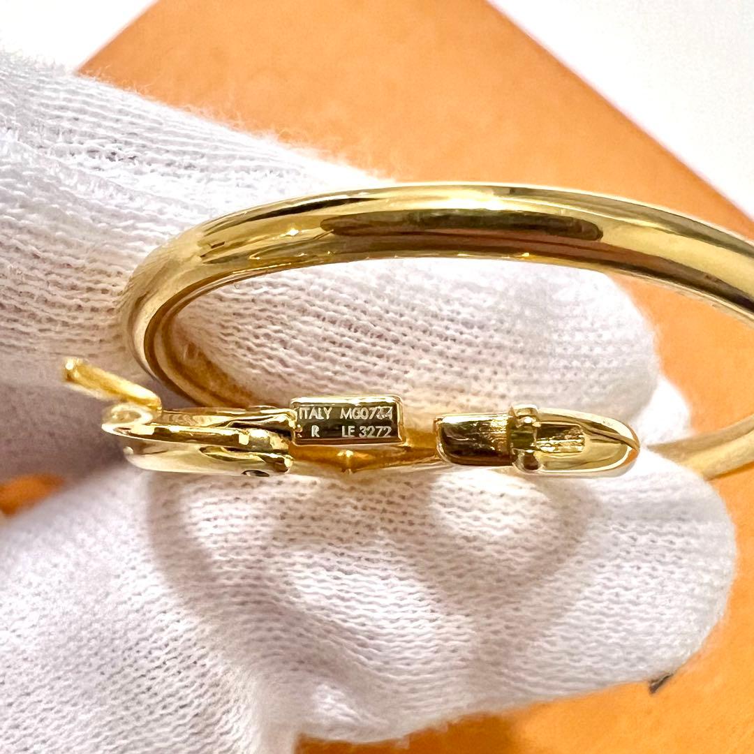 ✨美品✨　ルイ・ヴィトン　ピアス　LV スパイラル　片耳　M00764