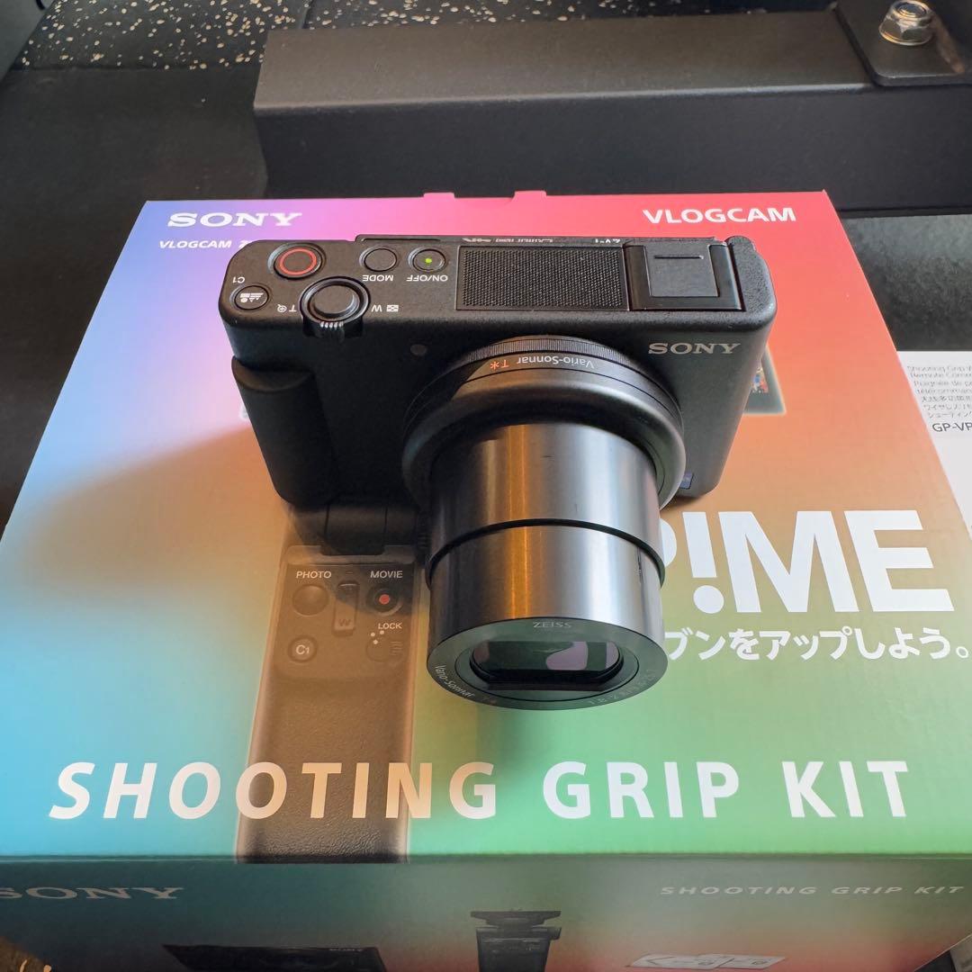 【極美品】SONY VLOGCAM ZV-1G グリップキット おまけ多数！