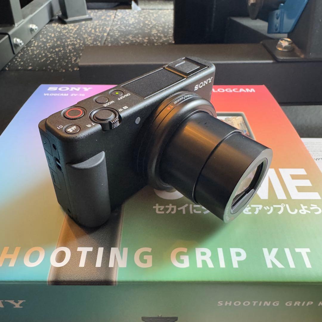 【極美品】SONY VLOGCAM ZV-1G グリップキット おまけ多数！