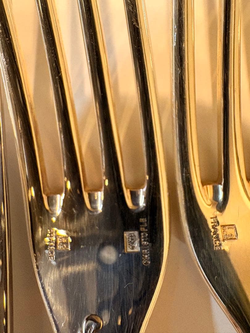 【美品】Christofle クリストフル カトラリー6本セットx 2組