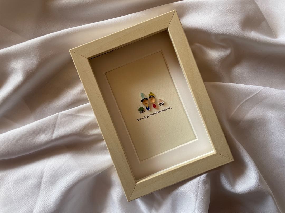 シーグラスアート　12か月カレンダー　　　　S-206