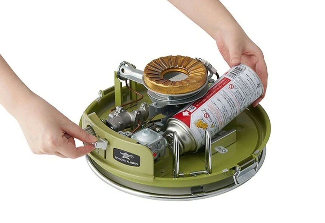 限定　珍品　センゴクアラジン　LOGOS　コラボ　パノラマガスストーブ　カセット