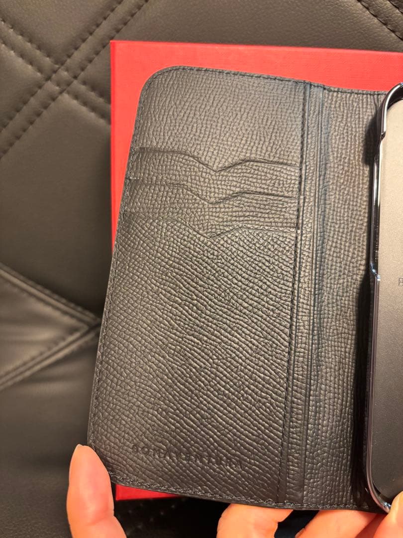 【iPhone16 Pro】 BONAVENTURA 手帳型ケース ブラック