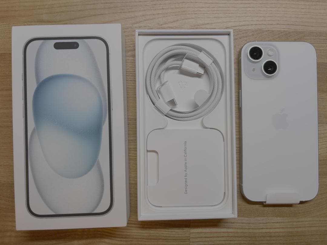 新品未使用　iPhone 15 128GB ブルー　SIMフリー　利用制限⭕️