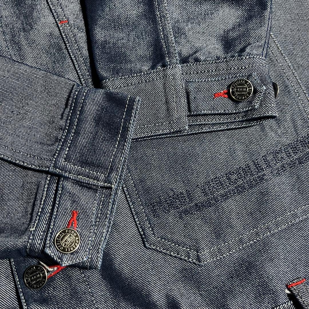 ☆レア☆ fubu 90s デニム オーバーオール 光沢 B系 ジャケット