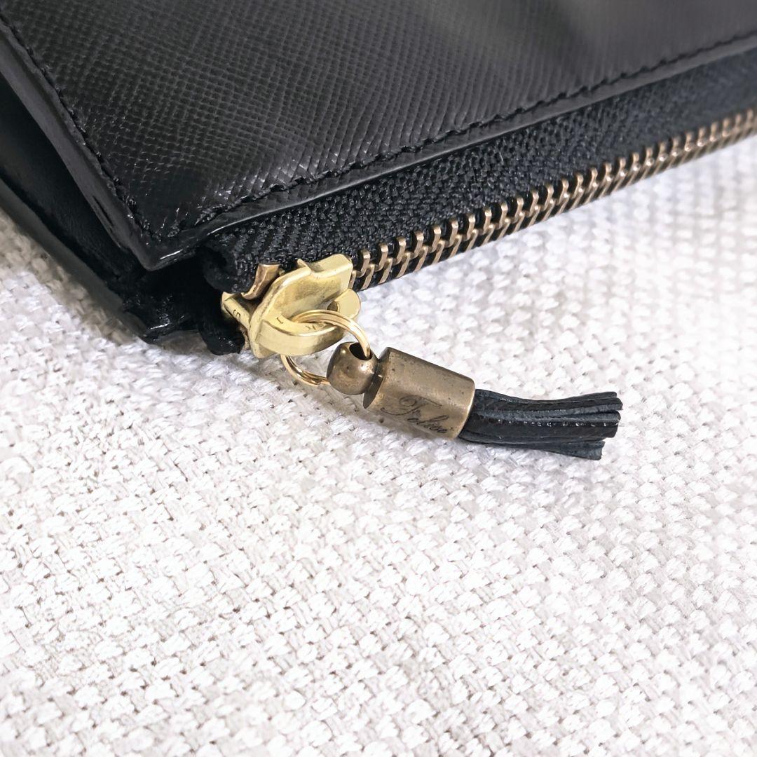 フェリージFelisiサフィアーノレザーキーケース黒ブラック【965/1】