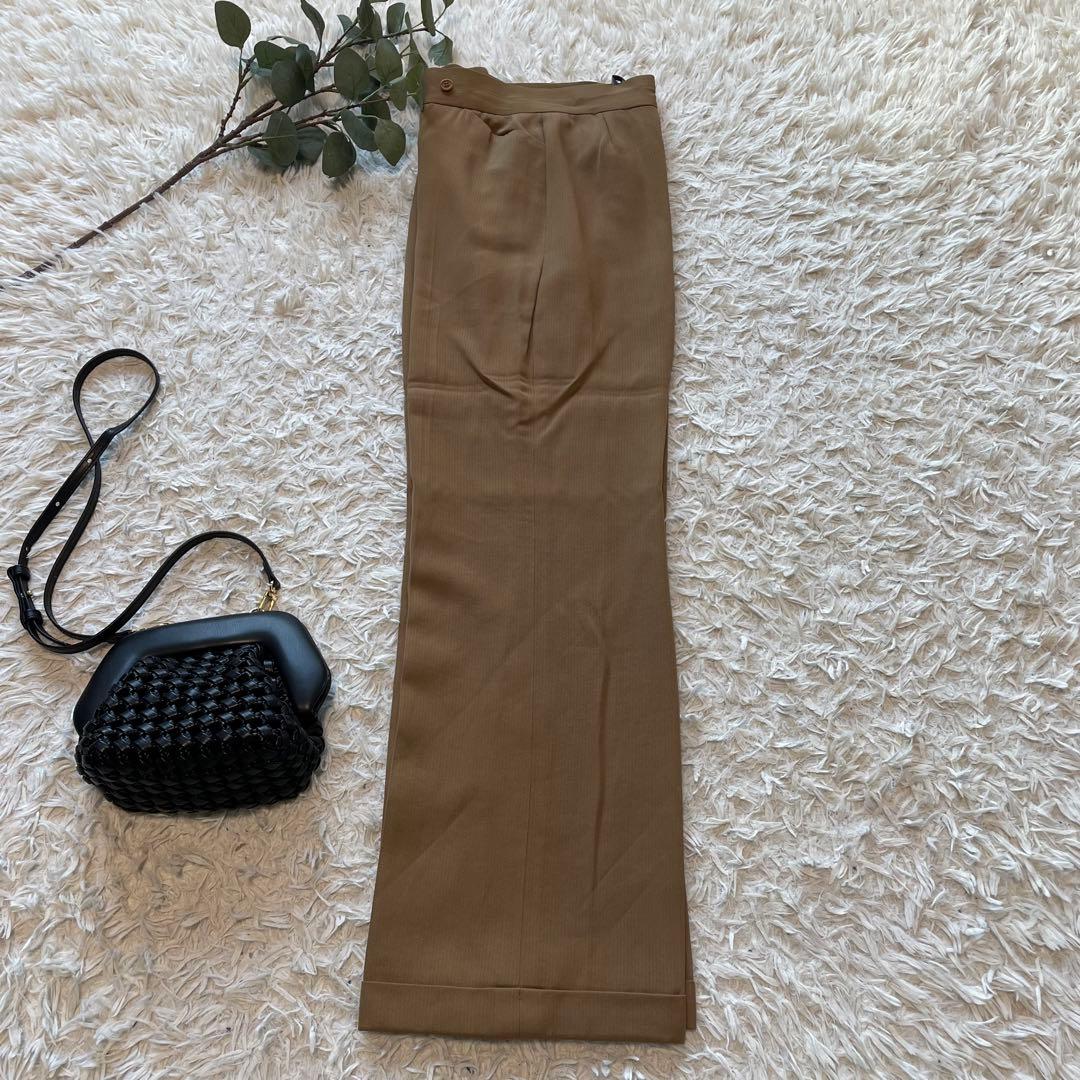 Paul Smith セットアップパンツスーツ　キャメル色　ワイドパンツ　2B