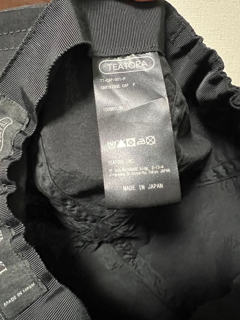 KIJIMA TAKAYUKI TEATORA パッカブル　ナイロン　キャップ