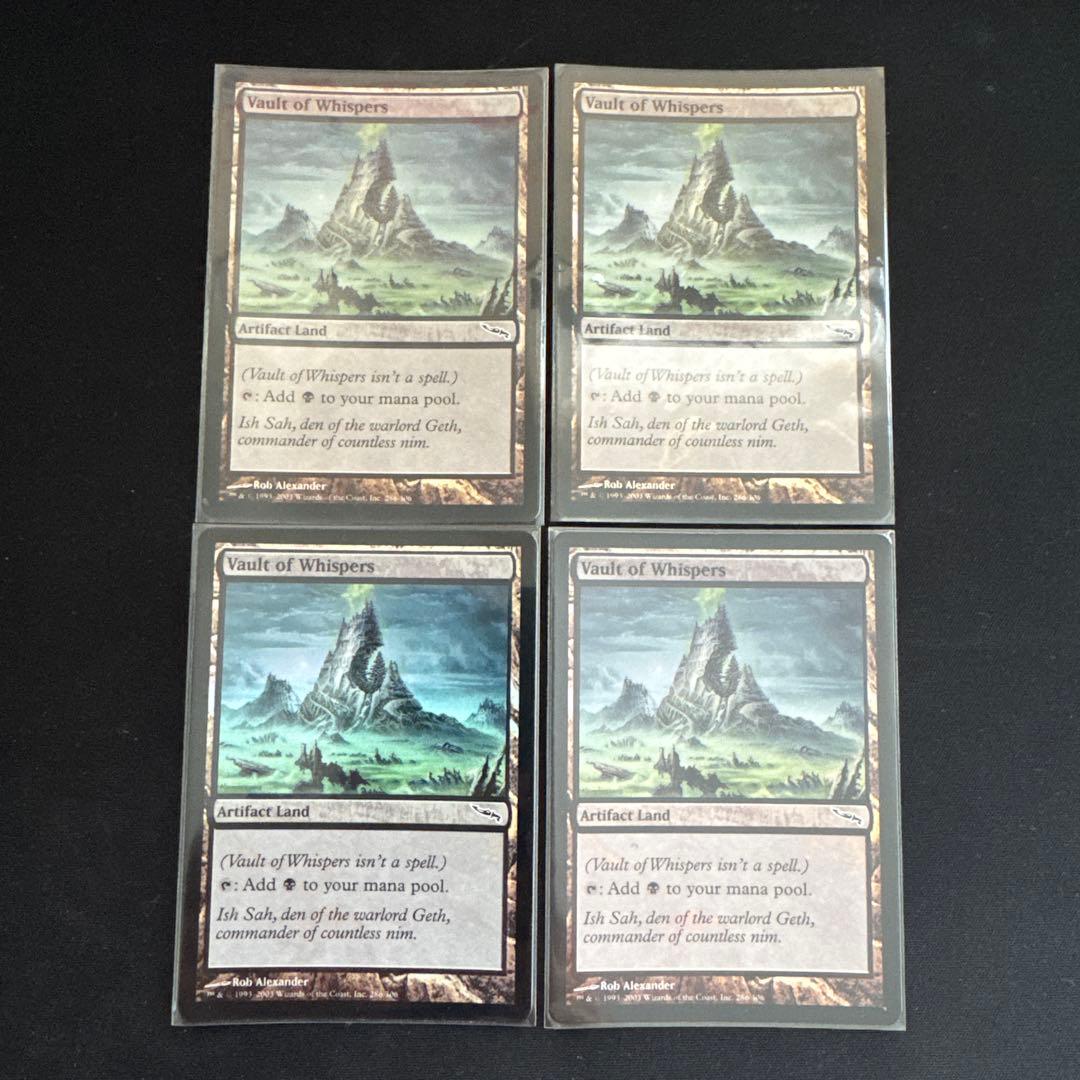 囁きの大霊堂Vault of Whispers foil 4枚セット