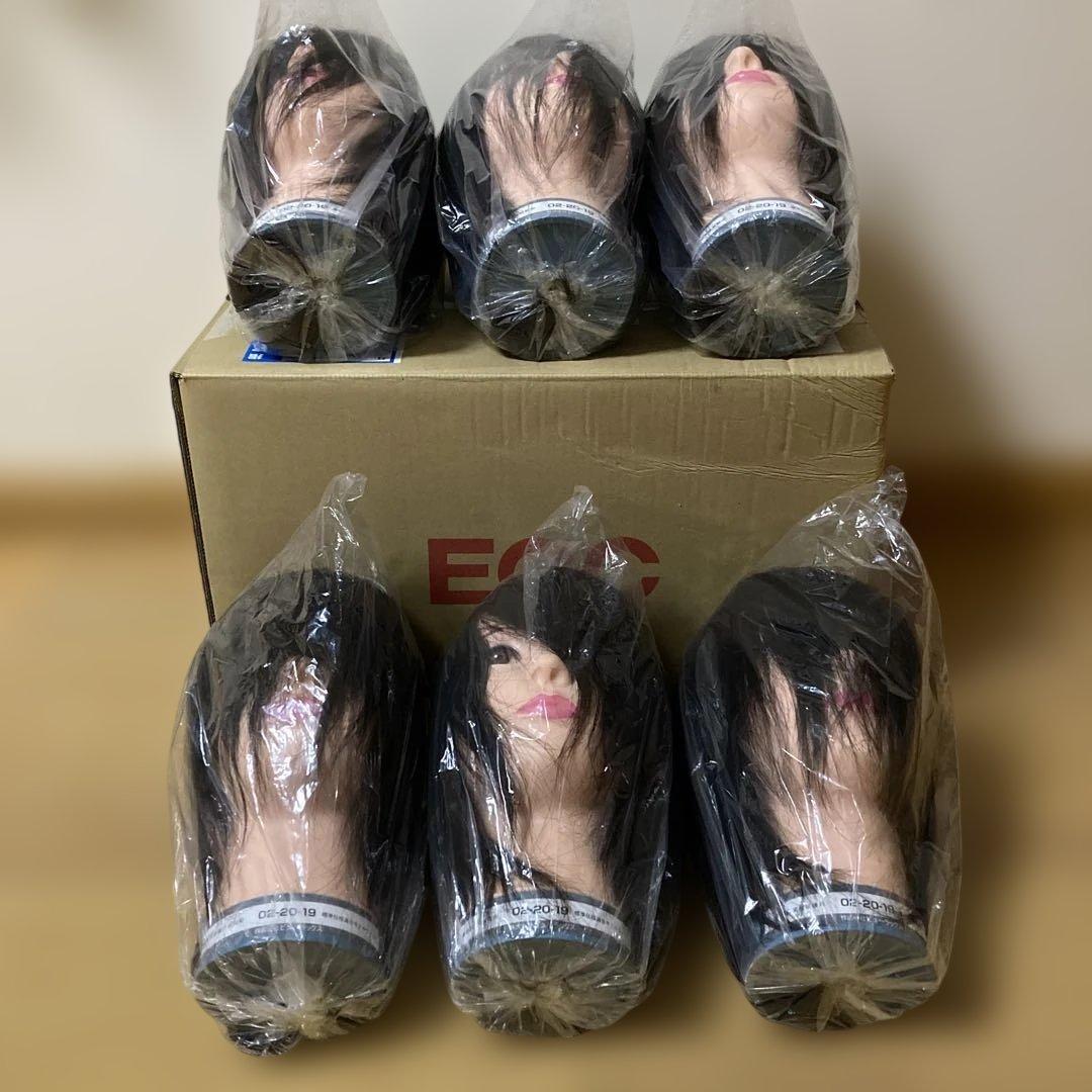 【新品】美容師実技試験用　02-20-19 ウィッグ6体セット