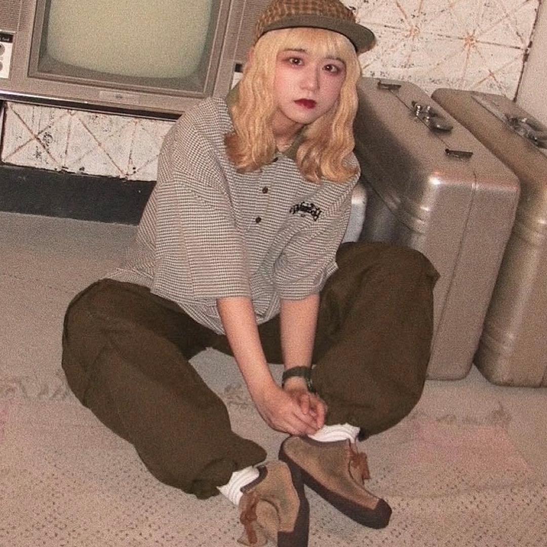 moaさん専用 まとめ買い(チェックポロシャツ＆ストレートデニムパンツ)