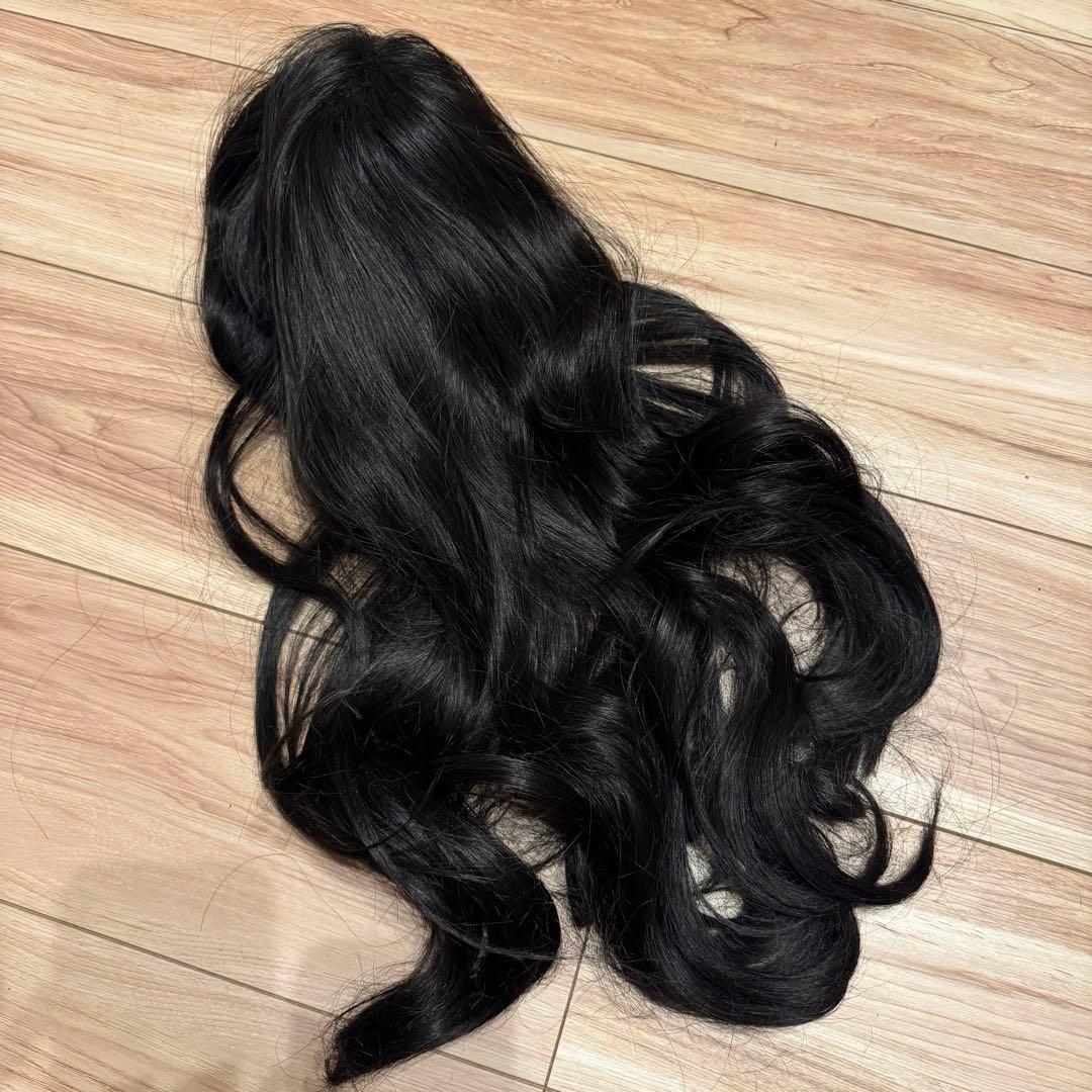 pink age 手植えフルウィッグ レイヤードルーズCカールパーマ