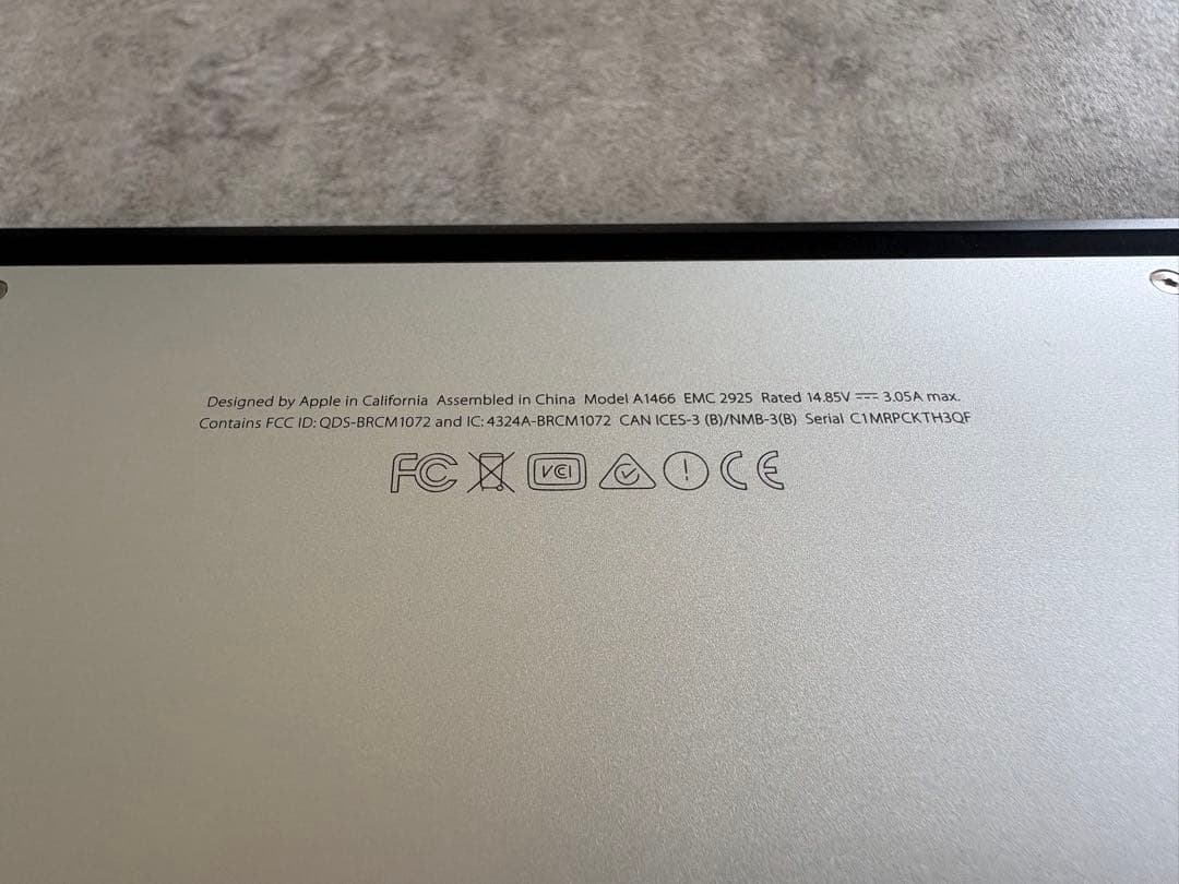 MacBook Air 13 inch（A1466）