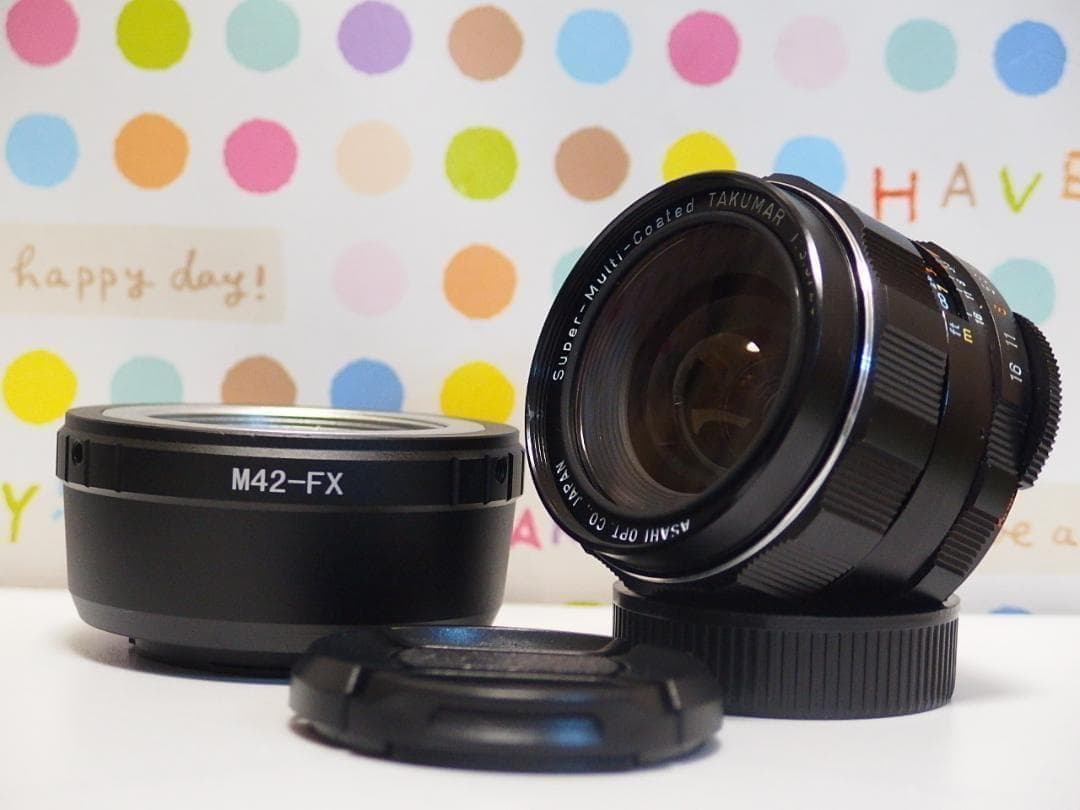 SMC Takumar 28mm F3.5 Fuji Xマウントアダプターセット