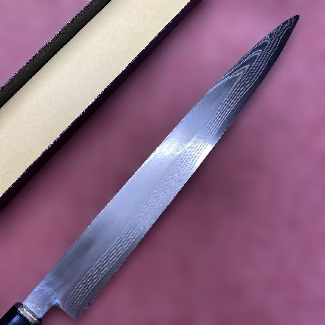 ハイカーボンステンレス　両刃　柳刃包丁300㎜ 尺0寸　新春特別セール