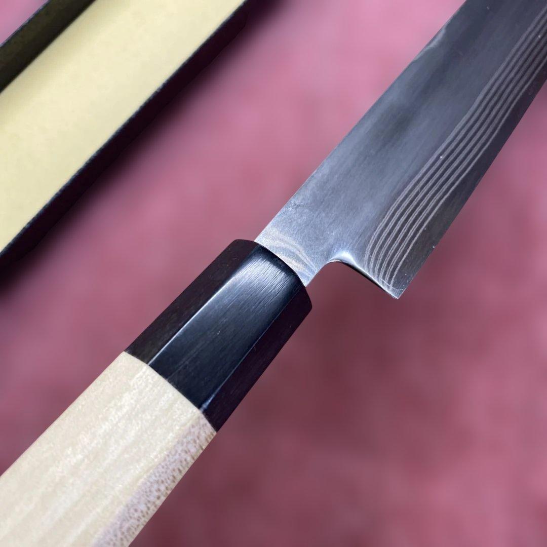 ハイカーボンステンレス　両刃　柳刃包丁300㎜ 尺0寸　新春特別セール