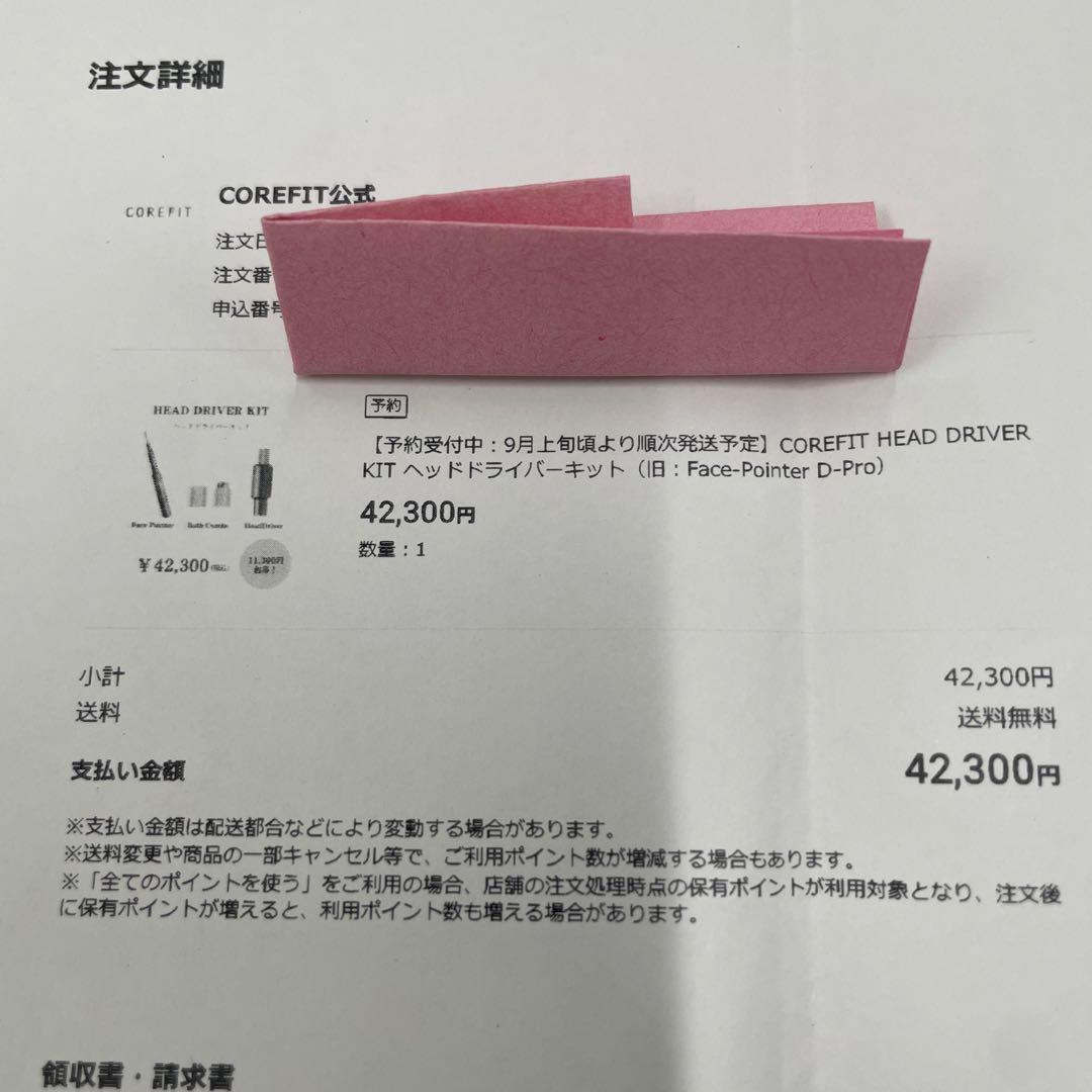 クルママンさん専用　フェイスポインター　corefit