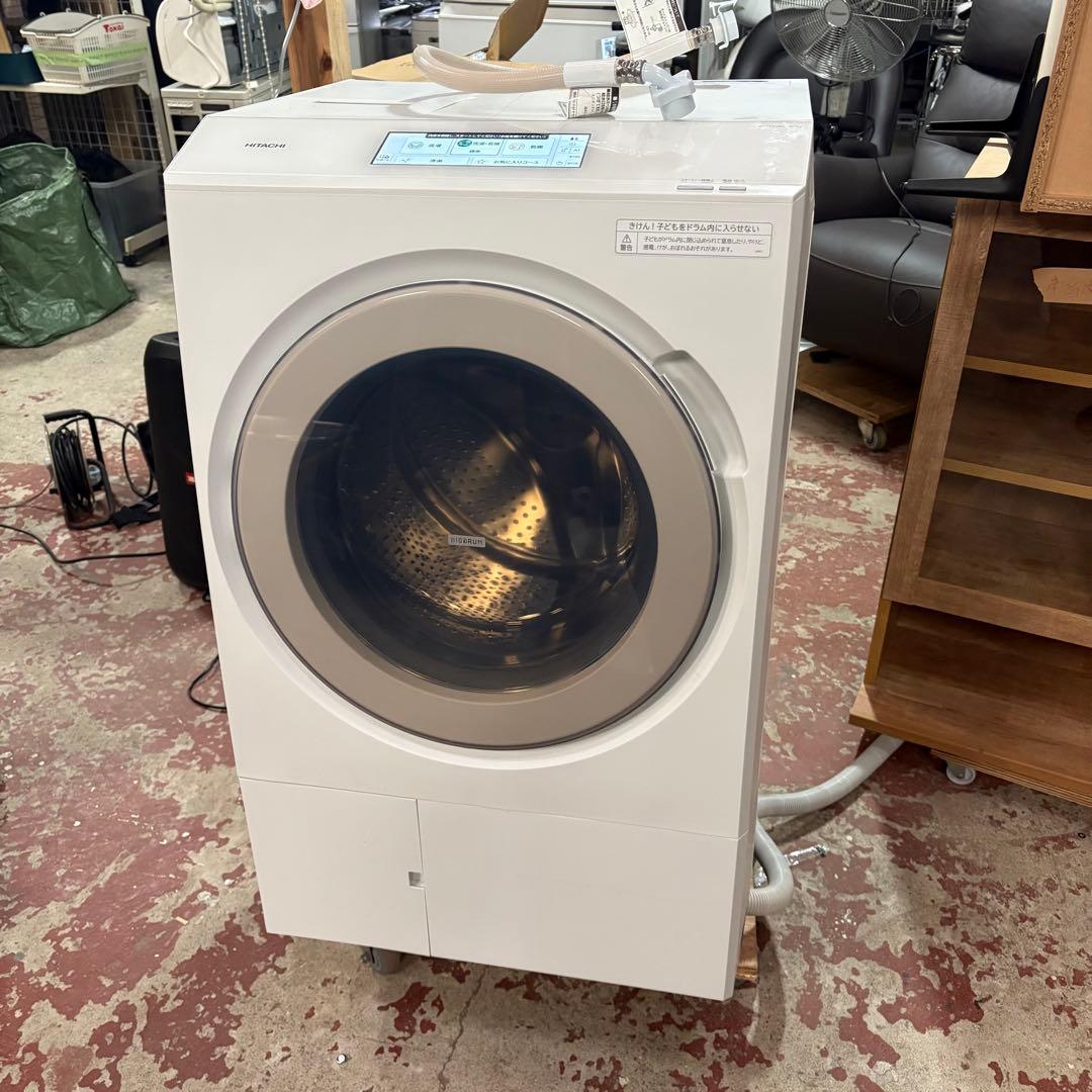 岸170 日立 ドラム式洗濯機 BD-STX130JL型 24年製 13/7kg