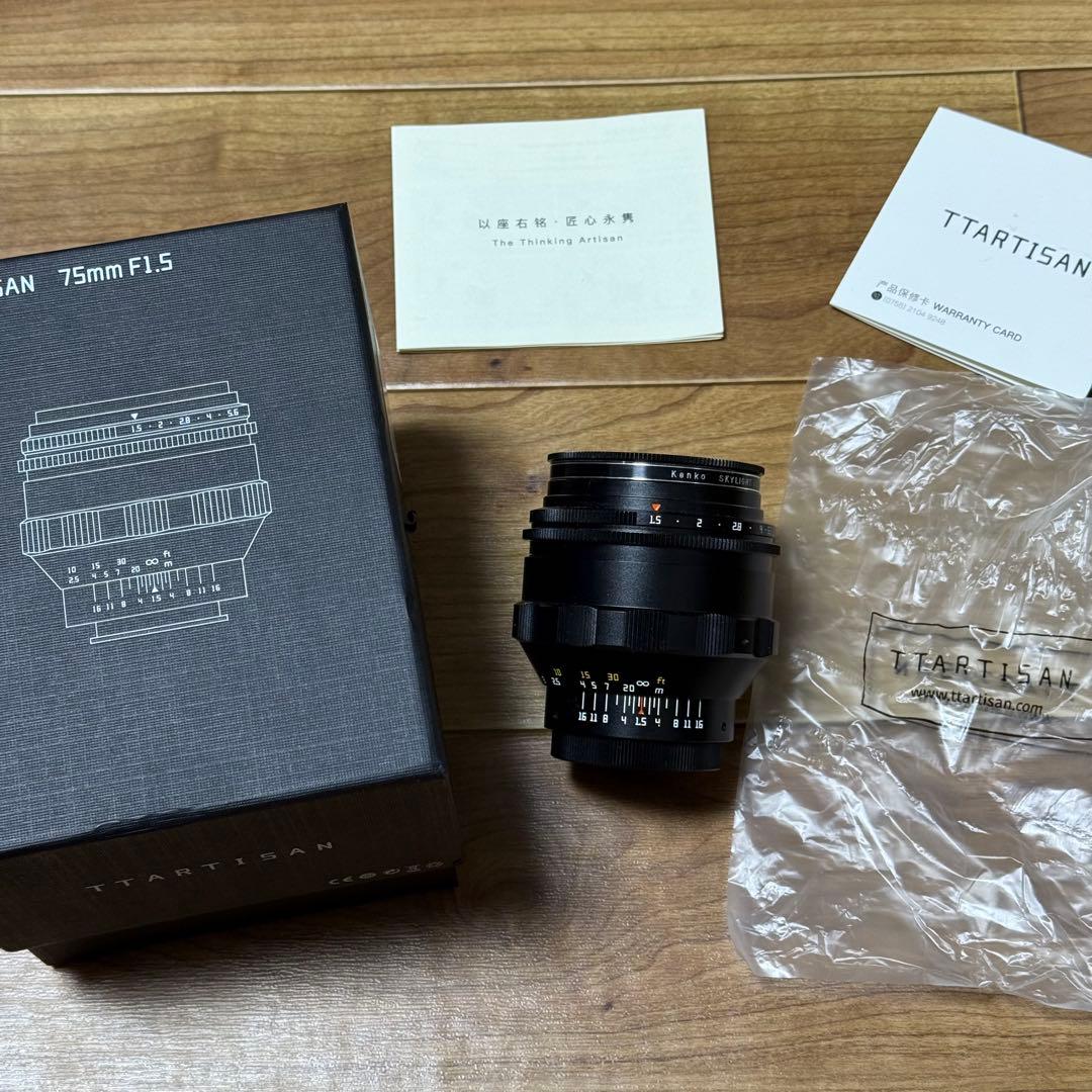 レンズ(単焦点) TTartisan 75mm F1.5 M42