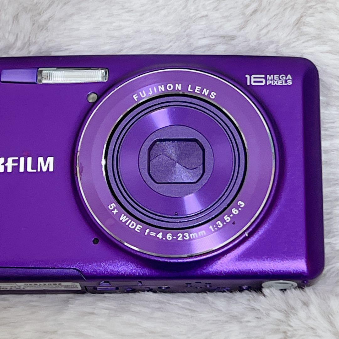 動作確認済 FUJIFILM FinePix JX700 デジカメ パープル