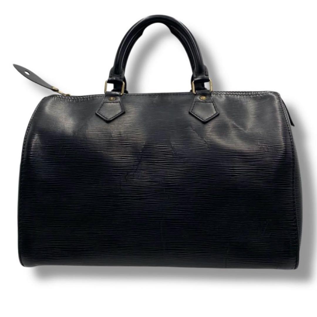 美品 ルイヴィトン スピーディ 30 エピ ノワール バッグ ボストン メンズ