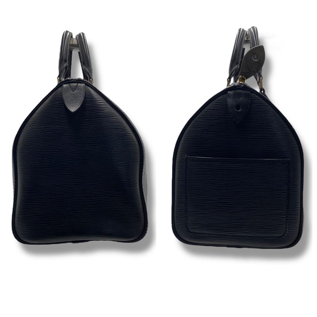 美品 ルイヴィトン スピーディ 30 エピ ノワール バッグ ボストン メンズ