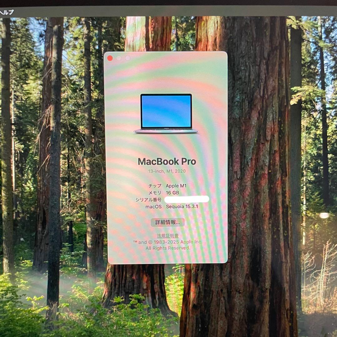[箱•付属品付き]MacBook M1pro メモリ16gb SSD1tb