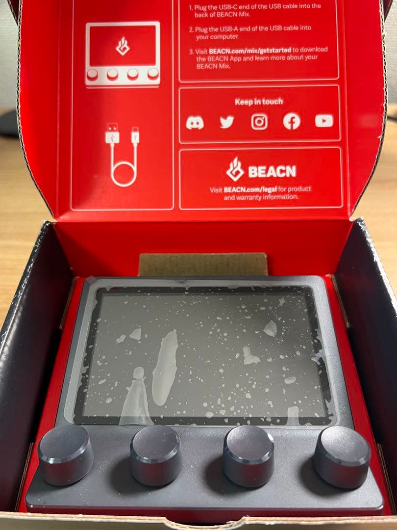 BEACN MIX 音声ミキサー USB接続