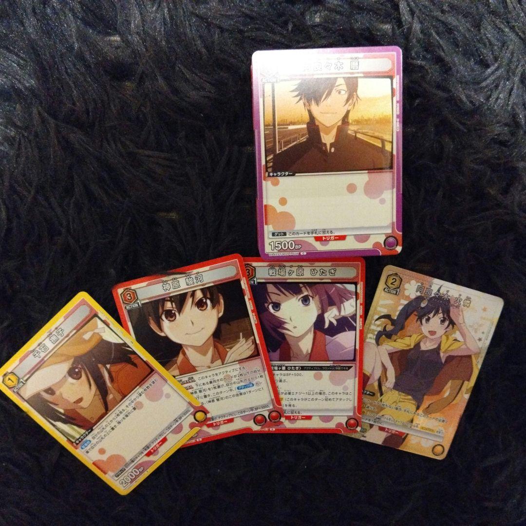 に*と様 物語シリーズ UNION ARENA 4コン一部＋スタートデッキ