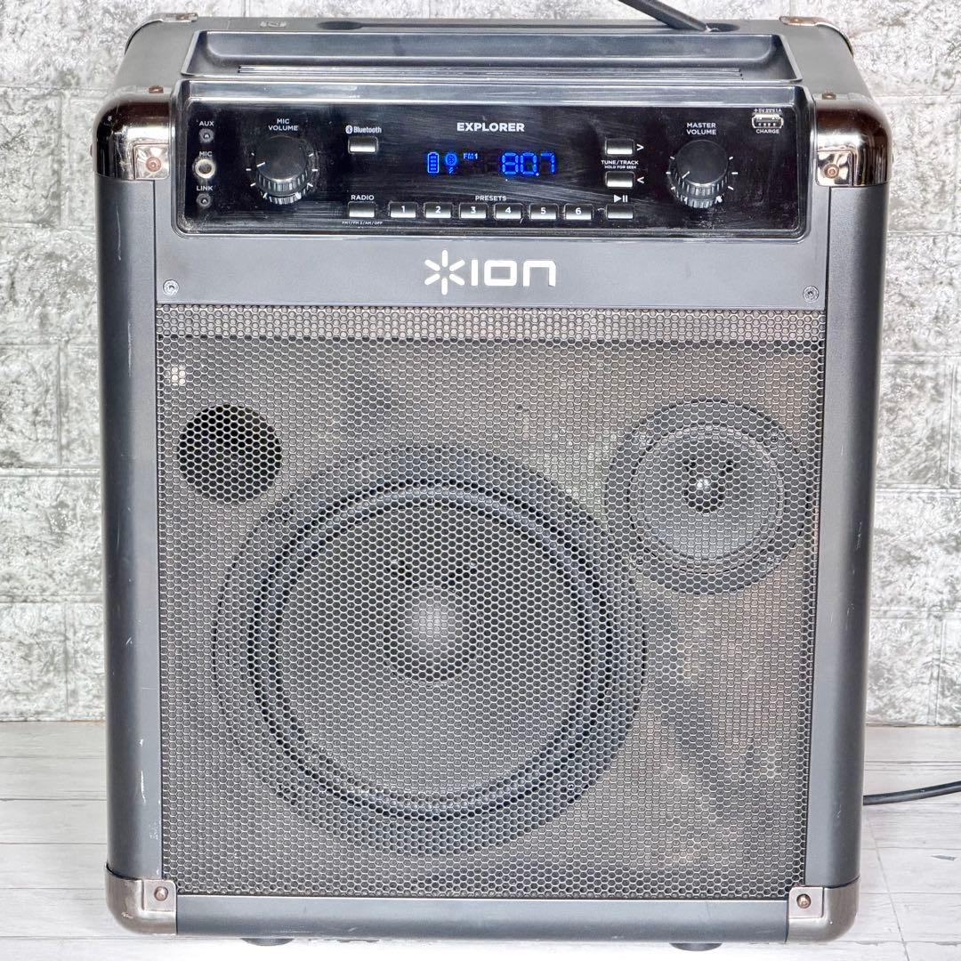 Ion「Explorer」Bluetooth搭載充電式ポータブルPAスピーカー