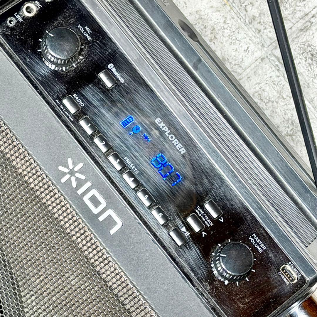 Ion「Explorer」Bluetooth搭載充電式ポータブルPAスピーカー