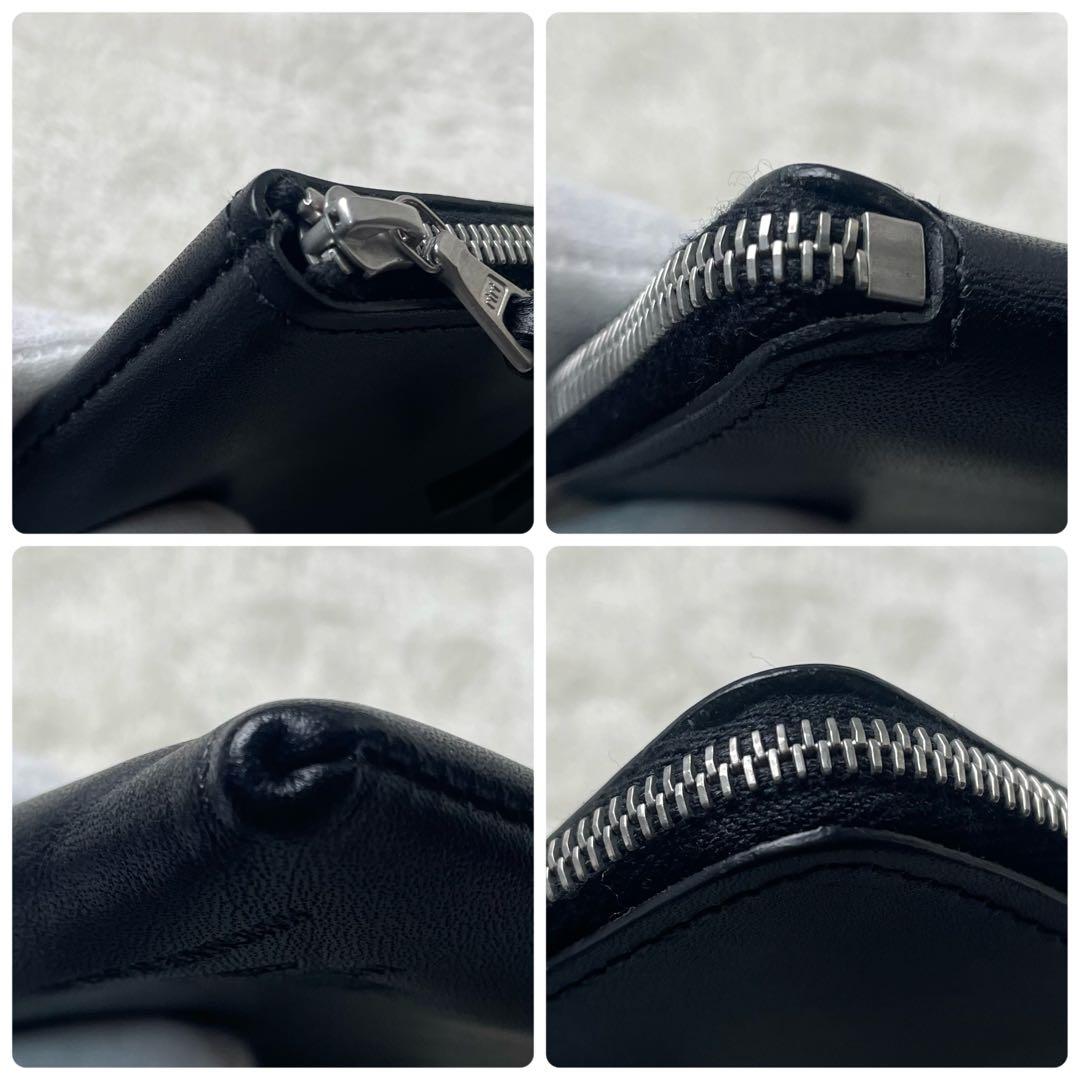 美品 ホワイトハウスコックス レザー ケース L字ファスナー 本革