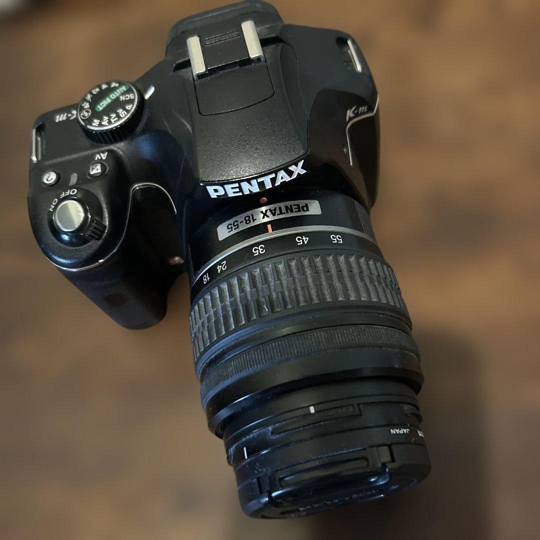 PENTAX K-m デジタルカメラ 18-55mmレンズ付き　ジャンク品