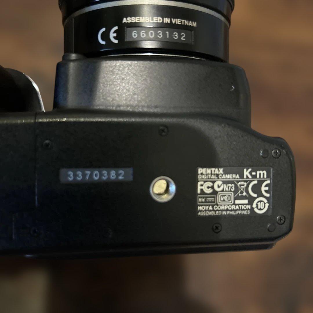 PENTAX K-m デジタルカメラ 18-55mmレンズ付き　ジャンク品