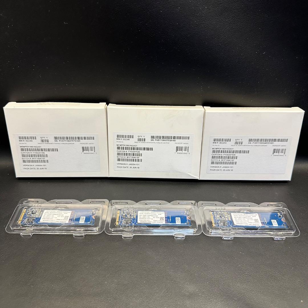 ♡Da右1042 未使用 Intel Optane memory 16GB 3点