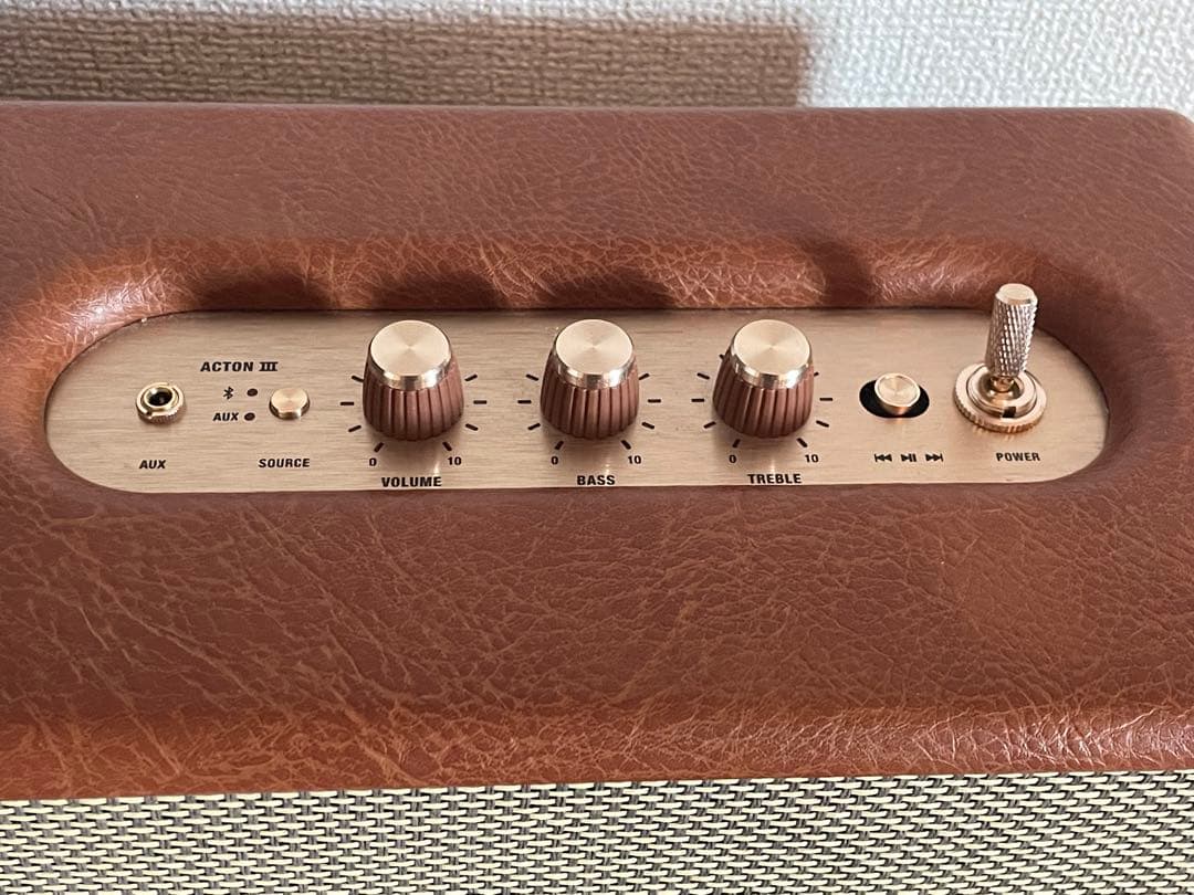 【正規品】Marshall ACTON III ワイヤレススピーカー　ブラウン