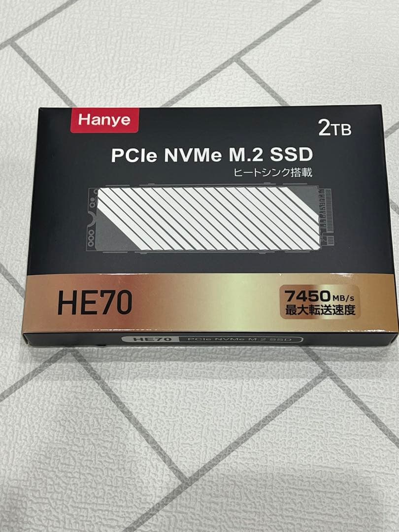 内蔵型SSD Hanye HE70 2TB PCIe NVMe M.2 SSD