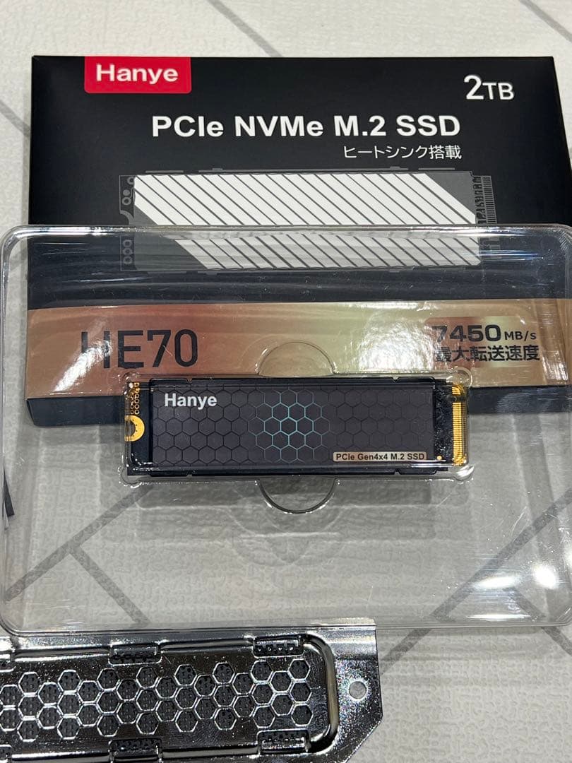 内蔵型SSD Hanye HE70 2TB PCIe NVMe M.2 SSD