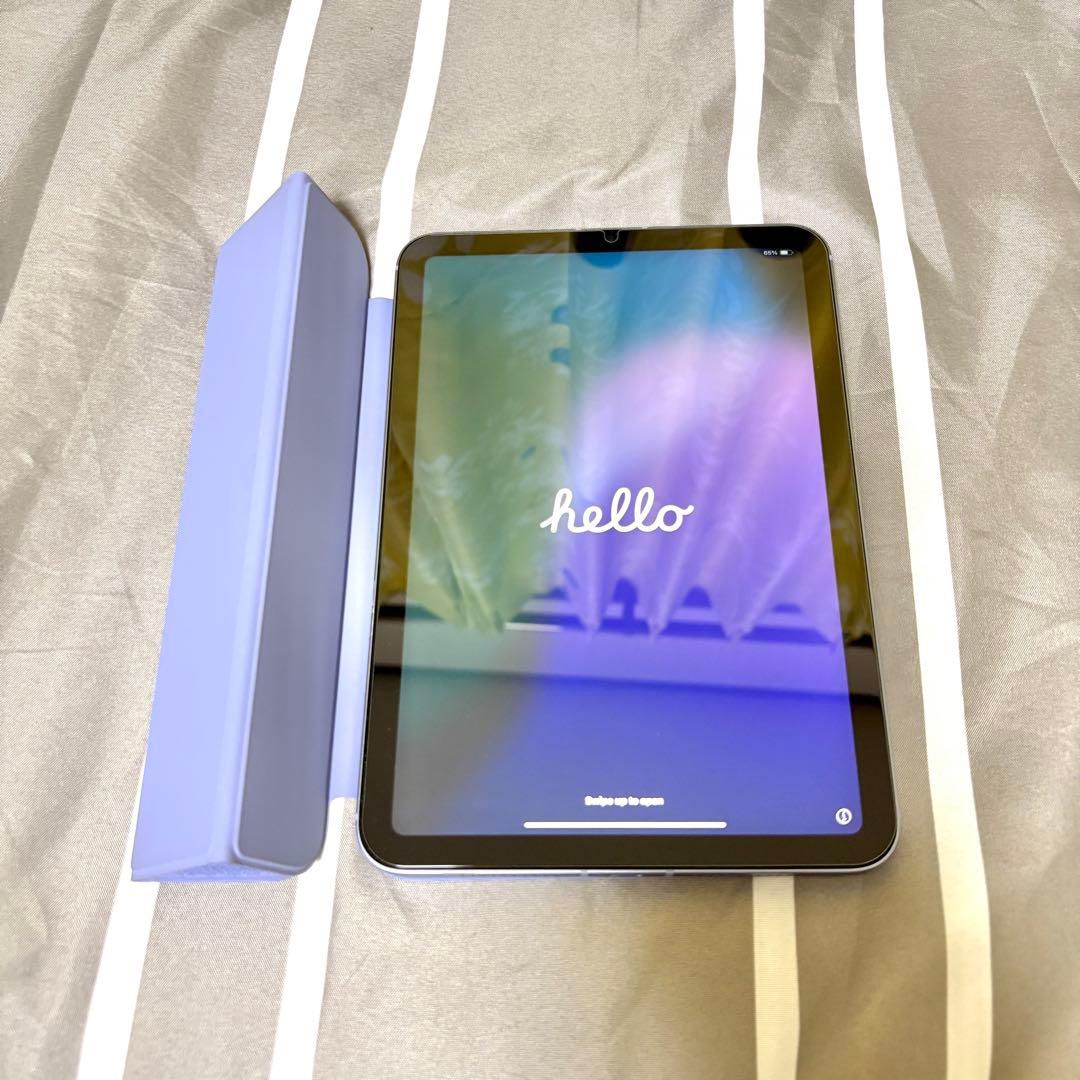 【箱・カバー有】iPad mini 6 パープル 256GB セルラー モデル