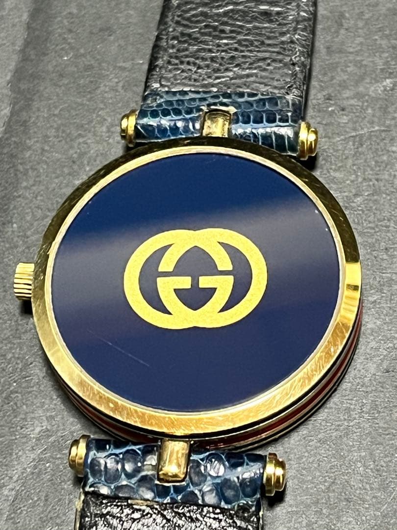 ★超絶美品！箱保取説付　GUCCIシェリーライン　ユニセックス腕時計　動作良好