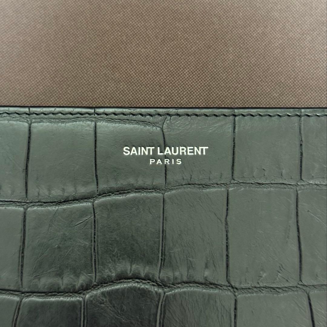 SAINT LAURENT クロコダイルレザー 長財布