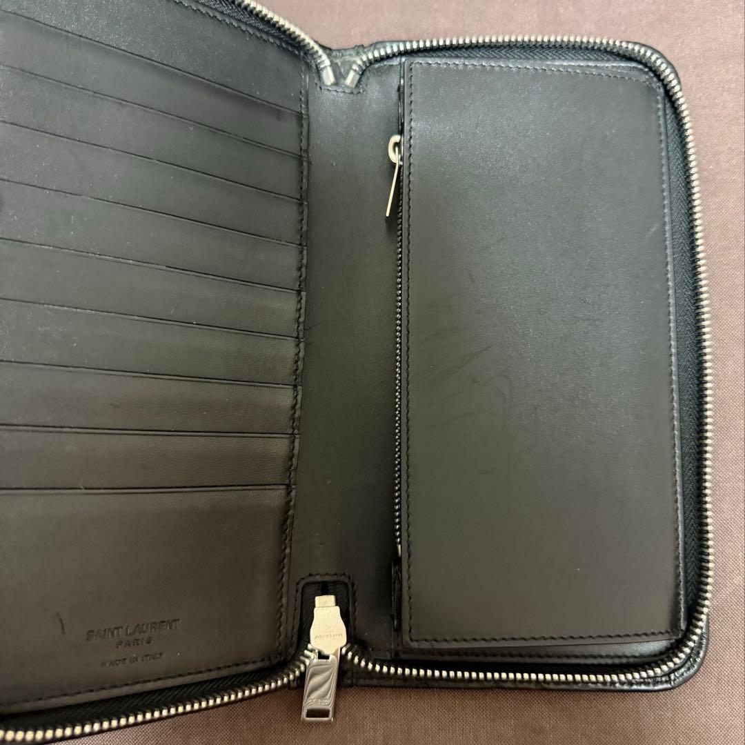 SAINT LAURENT クロコダイルレザー 長財布
